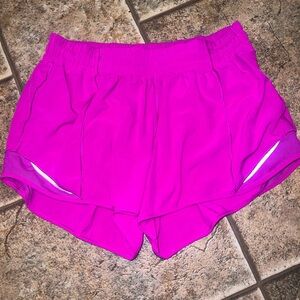 Lululemon Athletica Bright Pink Athletic Shorts
